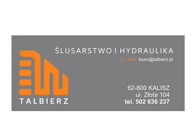 TALBIERZ ŚLUSARSTWO I HYDRAULIKA TALBIERZ MACIEJ
